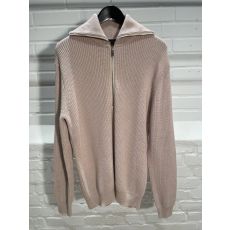 Ceasar Half Zip Knit Sand