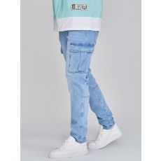 Cargo Jeans Mid Blue (S)