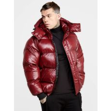 Burgundy Puffer Jacket