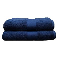 Bath Sheet Towels (90x160cm) - Navy Blue