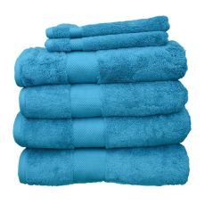 Set med 6 Handdukar – Pagoda Blue