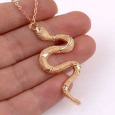 Halsband "Snake" i 18K Guldplätering