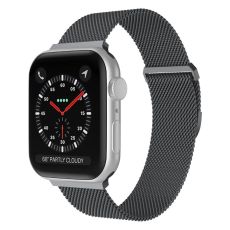 Apple Watch kompatibelt Armband Milanese Loop BLÅ GRÅ 42/44/45mm