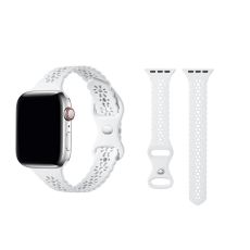 Smalt Apple Watch kompatibelt Armband SPETS VIT 38/40/41 mm