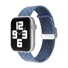 Apple Watch kompatibelt Armband Elastiskt  BLÅMETALLIC38/40/41mm