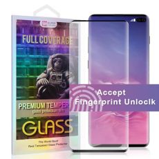 Samsung Galaxy S10 PREMIUM skärmskydd Härdat glas Bubbelfritt