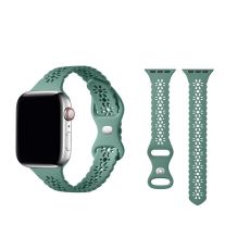 Smalt Apple Watch kompatibelt Armband SPETS GRÖN 38/40/41 mm