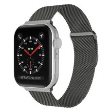 Apple Watch kompatibelt Armband Milanese LoopMÖRKGRÅ 42/44/45mm metall