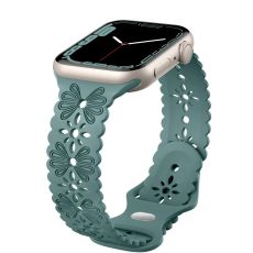 Smalt Apple Watch kompatibelt Armband SPETS NY GRÖN 38/40/41 mm