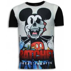 Ratchet Mickey Digital Rhinestone - Herr T-Shirt Svart