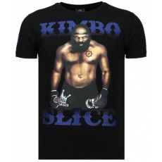 Kimbo Slice Rhinestone - Man T-Shirt Svart