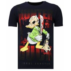 Hunter Duck Rhinestone - Herr T-Shirt Marinblå
