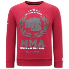 MMA Fighter SweaT-Shirt Herr - Bordeaux