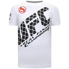 T-Shirt Med Tryck UFC - Vit