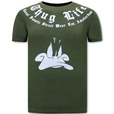 Thug Life Herr T-Shirt - Grön