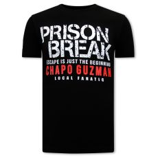 Chapo Guzman Prison Break T-Shirt Herr - Svart