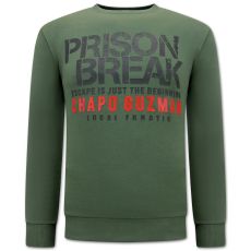 Chapo Guzman Prison Break Herrtröja - Grön