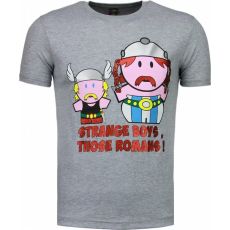 Romans Billiga Sommarkläder - Herr T-Shirt - Grå