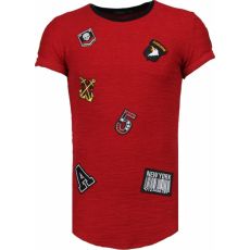 Military Patches - T-Shirt Herr Bordeaux