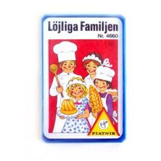 Spelkort/Kortlek Piatnik "Löjliga Familjen"-kortspel