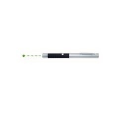 Pekpenna/Laserpekare/Laser-pointer Wedo Green Dot (grön punkt), Silver/Svart