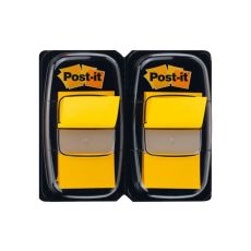 Märkflik Post-it Index 1/1" (25,4x43,2mm) 680-Y2EU, Gul, dubbelpack, 2x50 flikar/fp