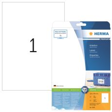Etiketter Herma 5065 Premium A4 210x297mm 25 ark/fp (25 st etiketter)