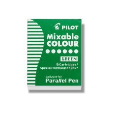 Patron Pilot Parallel Pen Mixable Colour IC-P3-S6-G till Pilot Parallel pen Grön 6/ask