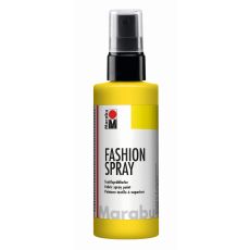 Textilsprayfärg: Textilfärg, sprayflaska Marabu Fashion Spray, 100ml, Sunshine Yellow (220)