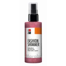 Textilsprayfärg: Textilfärg, sprayflaska Marabu Fashion Shimmer Spray, 100ml, Shimmer-Red (531)