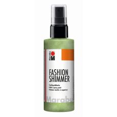 Textilsprayfärg: Textilfärg, sprayflaska Marabu Fashion Shimmer Spray, 100ml, Shimmer-Reseda (560)