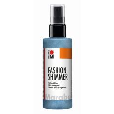 Textilsprayfärg: Textilfärg, sprayflaska Marabu Fashion Shimmer Spray, 100ml, Shimmer-Sky Blue (595)