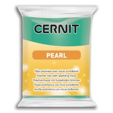 Cernit Pearl modellera 56 gram, Grön/Green (600)