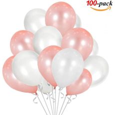 Ballong Bukett i RosaGuld/PärlVit. 100 delar.