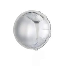 Rund Silver Folie ballong