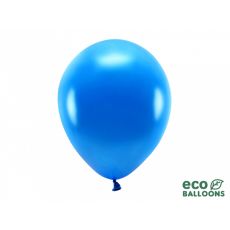 ECO Metallisk Navy Blue Ballong. 10 pack.