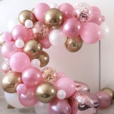 DIY Ballongbåge - Pretty in Pink. 62 Delar.