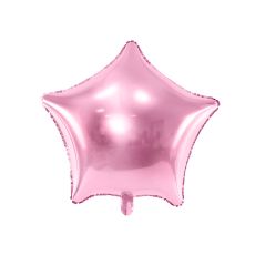 Rosa Stjärna Folie Ballong