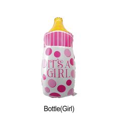 It's A Girl Folieballong Flaska