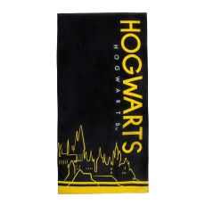 Hogwarts Svart Handduk Harry Potter