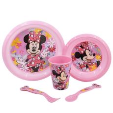 Mimmi Pigg 5-set (Skål, Tallrik, Bestick, Mugg) Disney