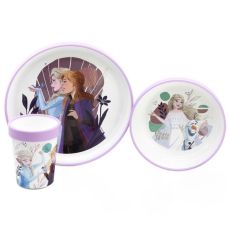 Frost/Frozen 3-set Non-Slip Skål, Tallrik och Mugg Disney