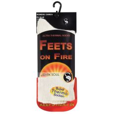 Thermostrumpor Feets On Fire vita 1-pack (strl 36-40)