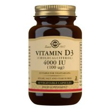 D3-vitamin Solgar E52907 Växtbaserade kapslar (60