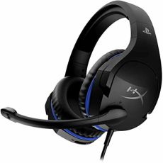 Spelhörlurar med mikrofon Hyperx HyperX Cloud Stinger PS5-PS4 Svart/Blå Blå Svart