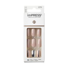 Lösnaglar Kiss imPRESS color Cloudy (30 antal)