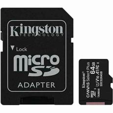 Micro-SD Minneskort med Adapter Kingston Canvas Select Plus 64 GB