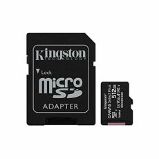 Micro-SD Minneskort med Adapter Kingston Canvas Select Plus 512GB 2 g