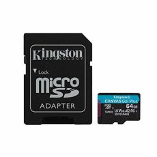 Micro-SD Minneskort med Adapter Kingston Canvas Go ...