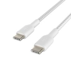 USB-C-kabel Belkin CAB004BT1MWH Vit 1 m